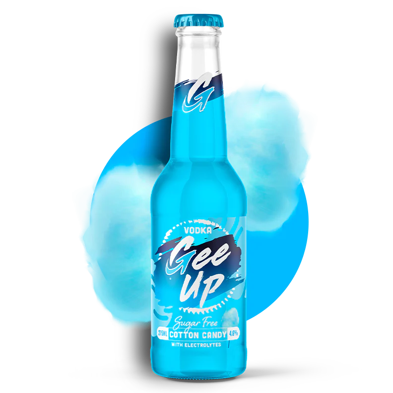 Gee Up Vodka Sugar Free Cotton Candy 275ml – Boozeit.com.au