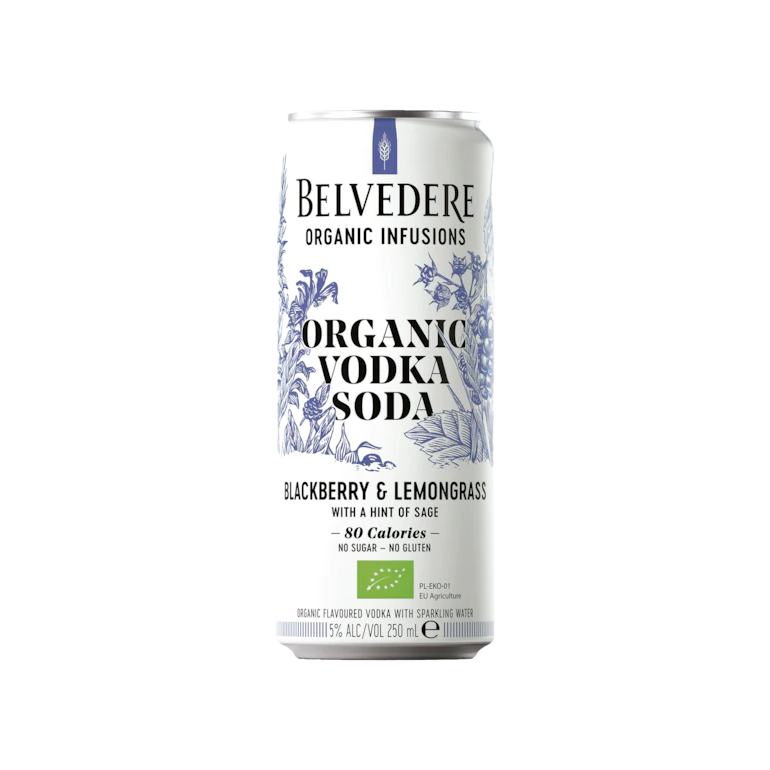 Belvedere Organic Infusions - Blackberry Lemongrass Vodka (750ml)