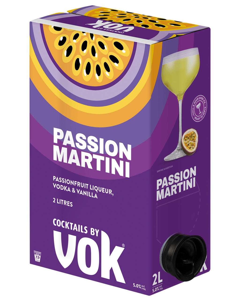 Vok Cocktails Passion Martini 2L