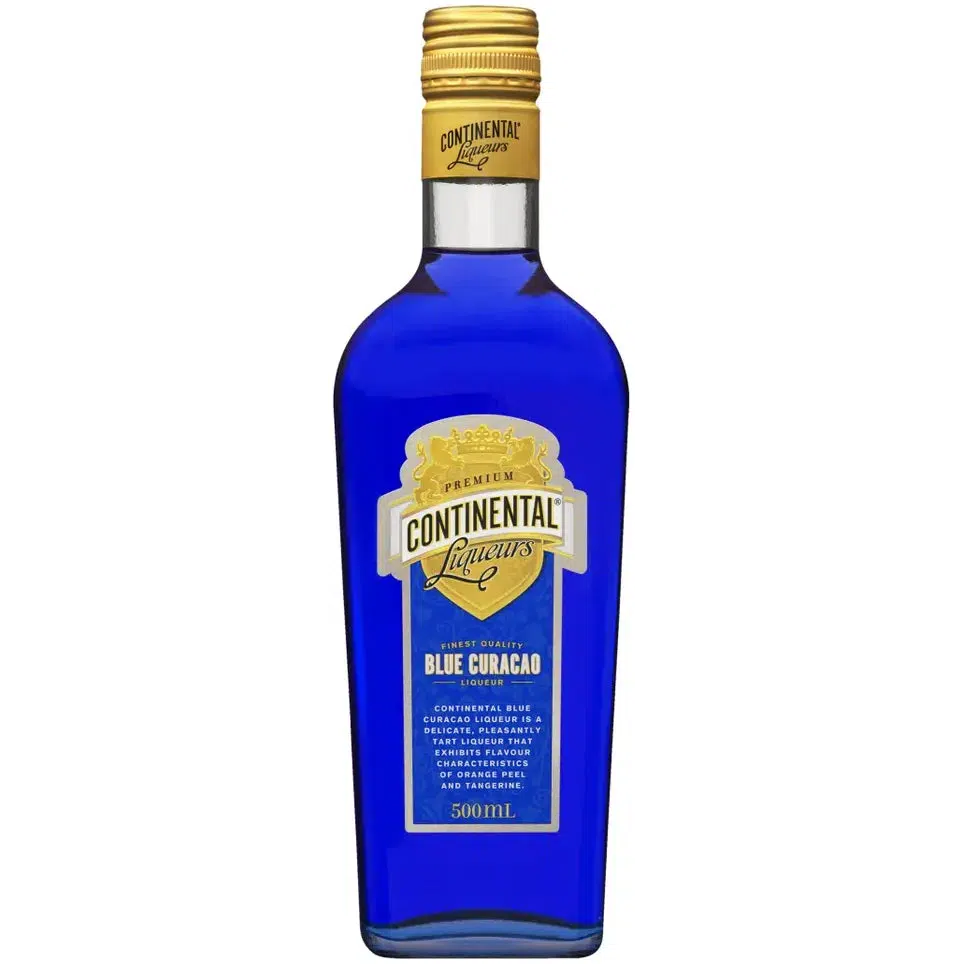 Continental Blue Curacao Liqueur 500ml