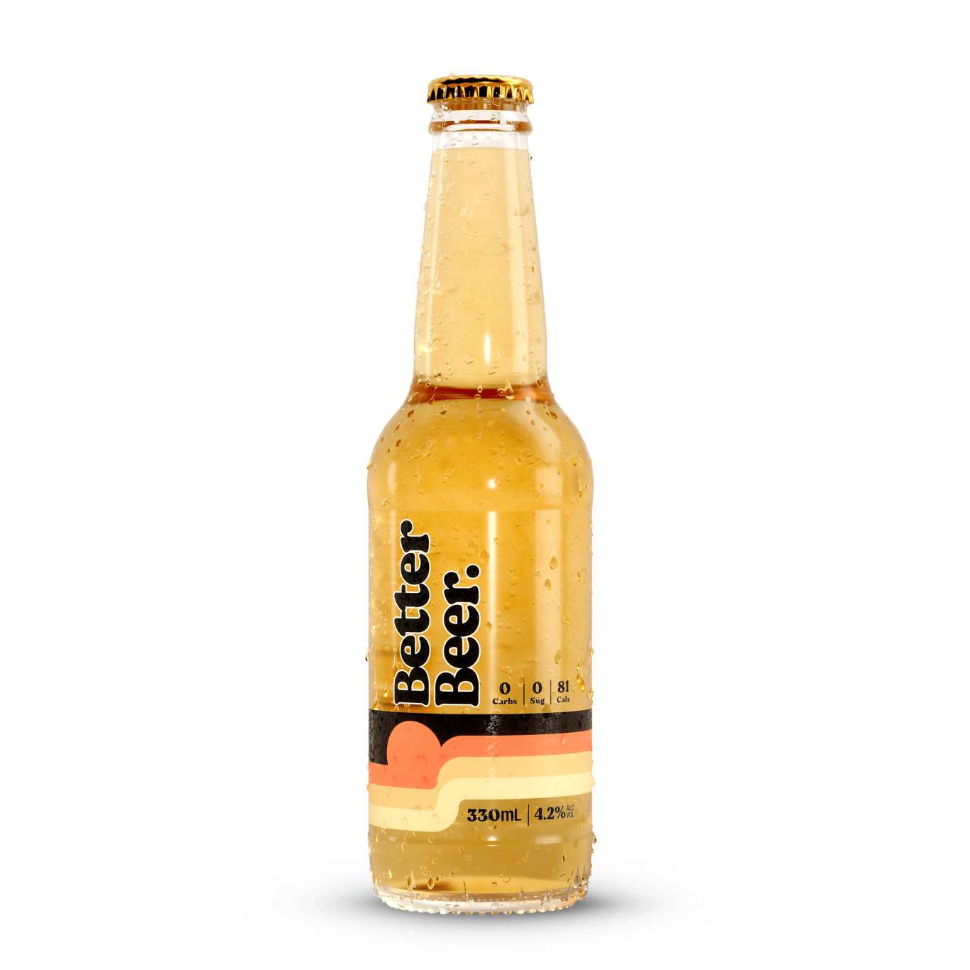 Better Beer Zero Carb Lager Bottle 330ml