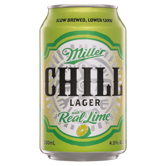 Miller Chill Lime Cans 330ml