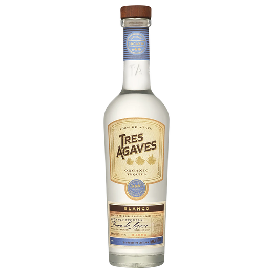 Tres Agaves Organic Blanco Tequila 700ml