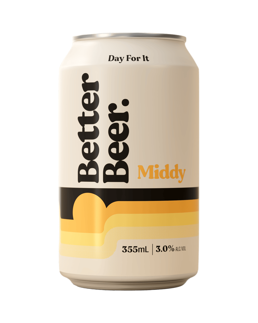 Better Beer Middy Lager 3.0% Can 355ml