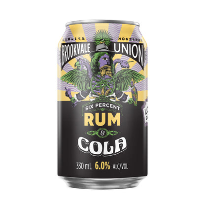 Brookvale Union Rum & Cola 6% Cans 330ml