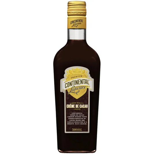 Continental Creme De Cacao Brown Liqueur 500ml