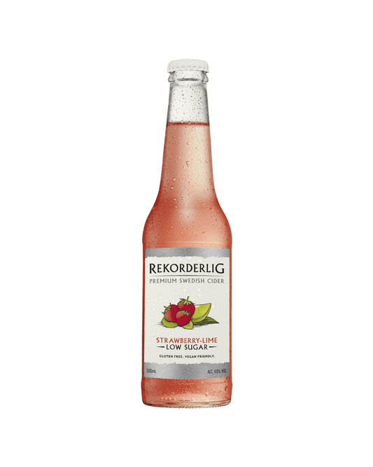 Rekorderlig Strawberry & Lime Cider Low Sugar 330ml