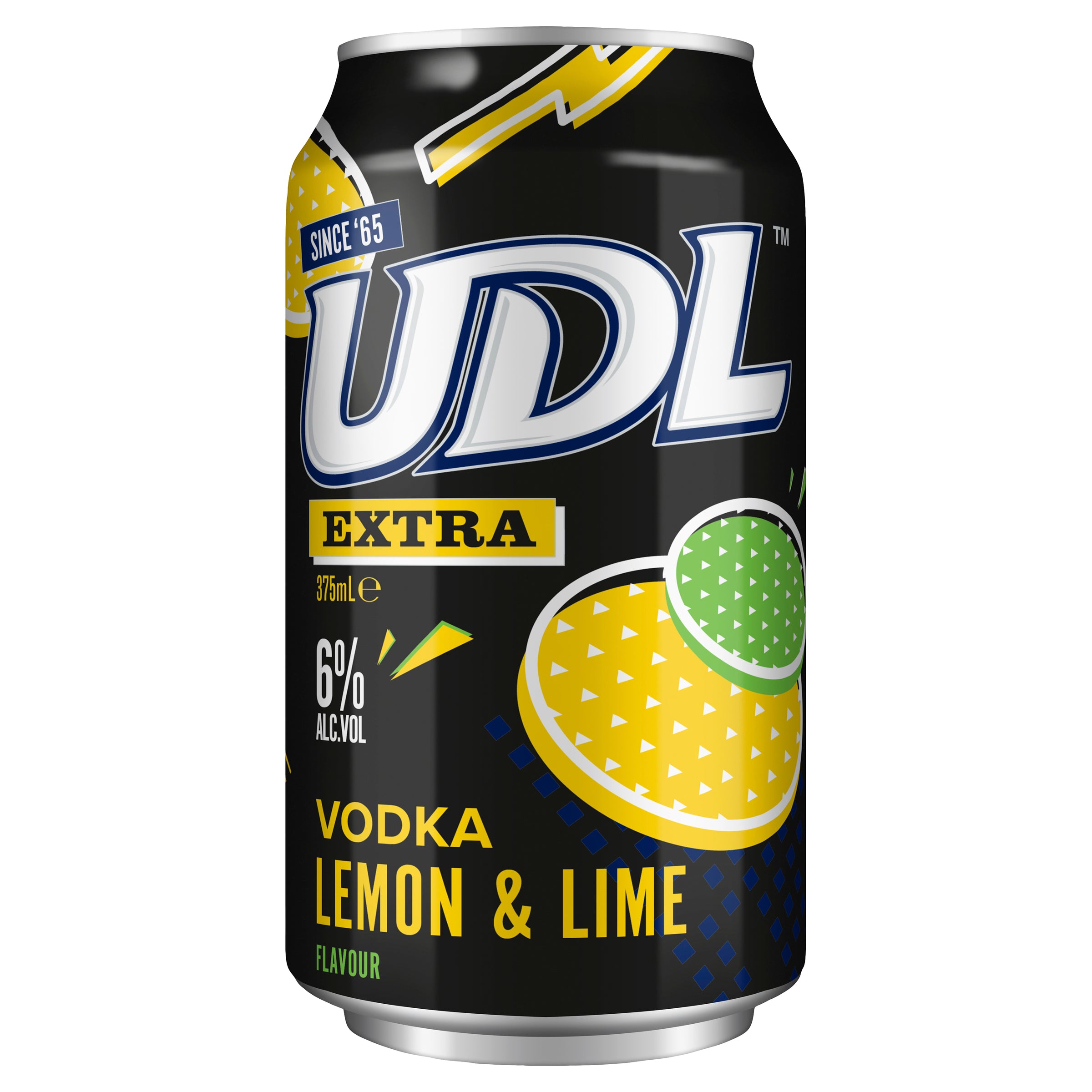 UDL Vodka Extra Lemon & Lime 6% Cans 375ml – Boozeit.com.au