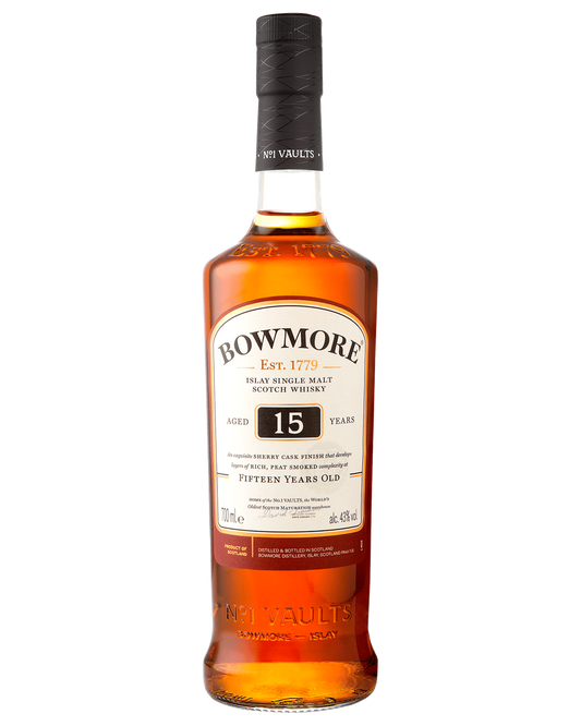 Bowmore 15 Year Old Single Malt Scotch Whisky 700ml