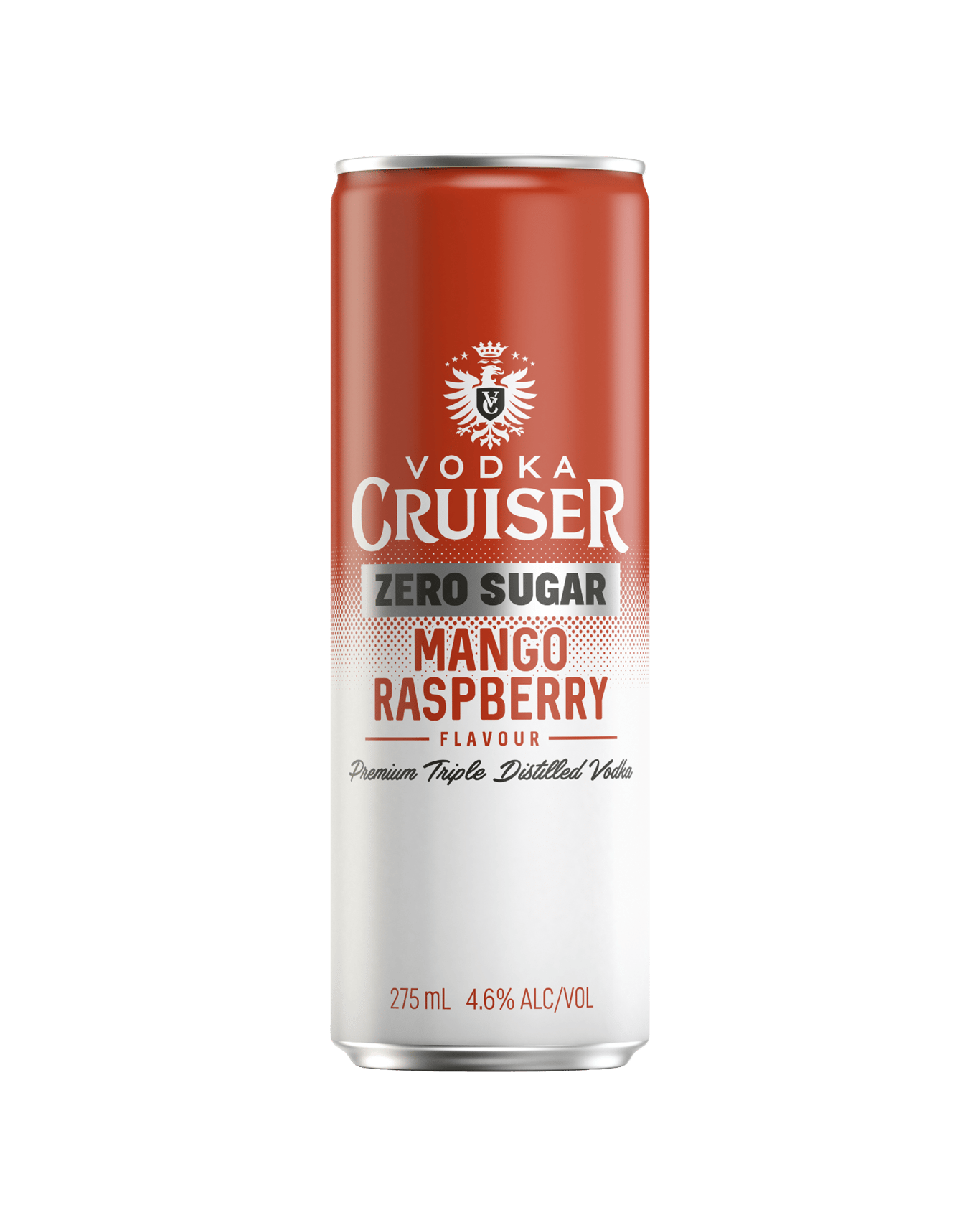 Vodka Cruiser Zero Sugar Mango & Raspberry 4.6% Cans 275ml