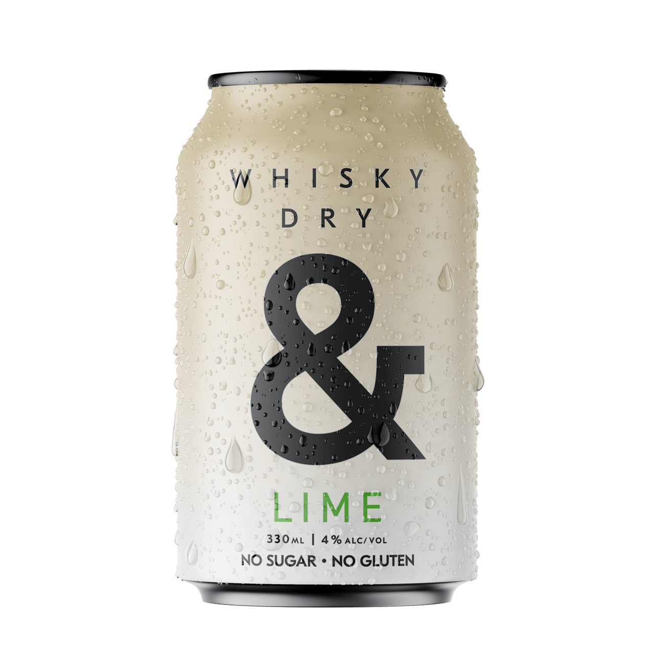 Ampersand Whisky and Dry Lime Cans 330ml