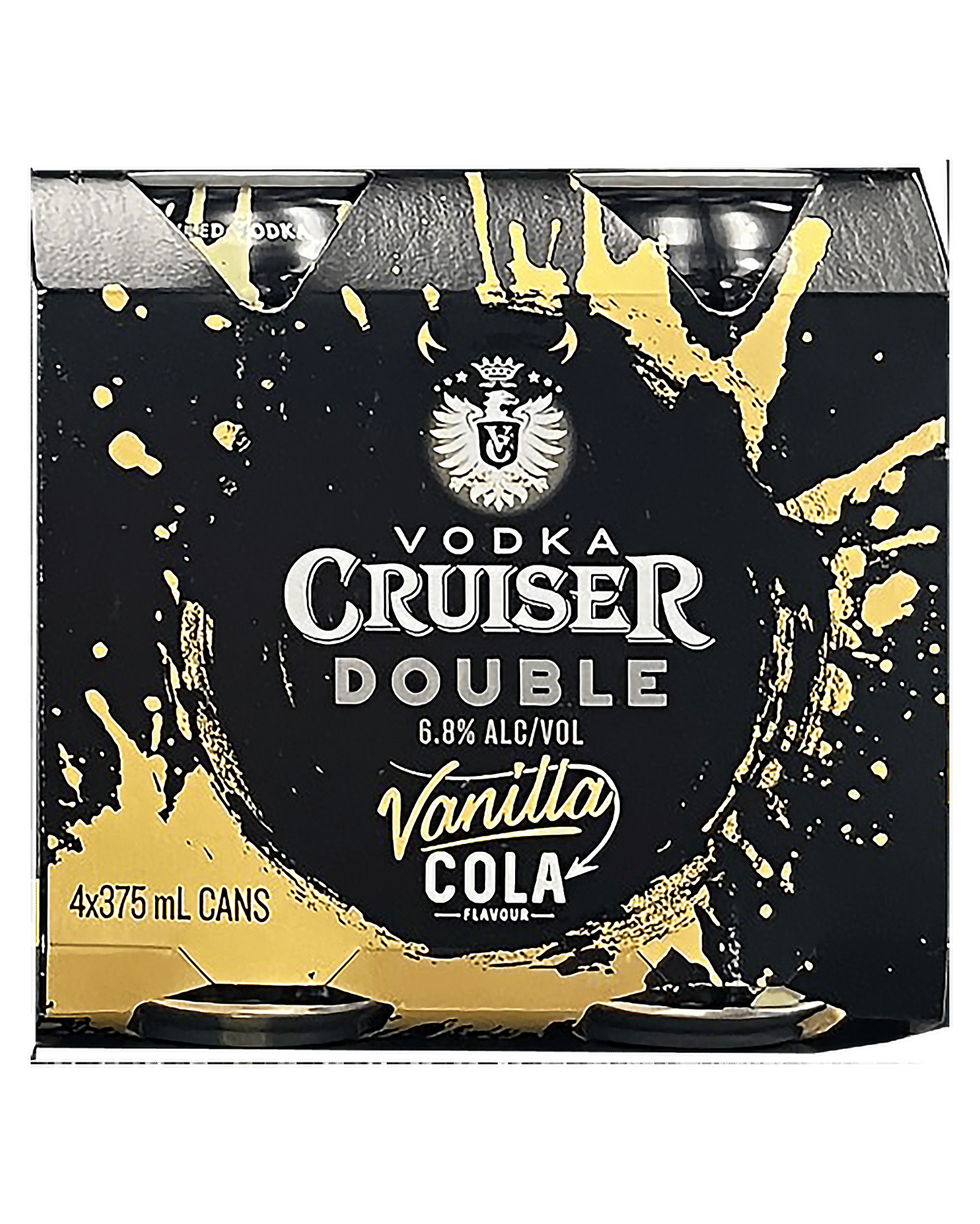 Vodka Cruiser Double Vanilla Cola 6.8% Cans 375ml