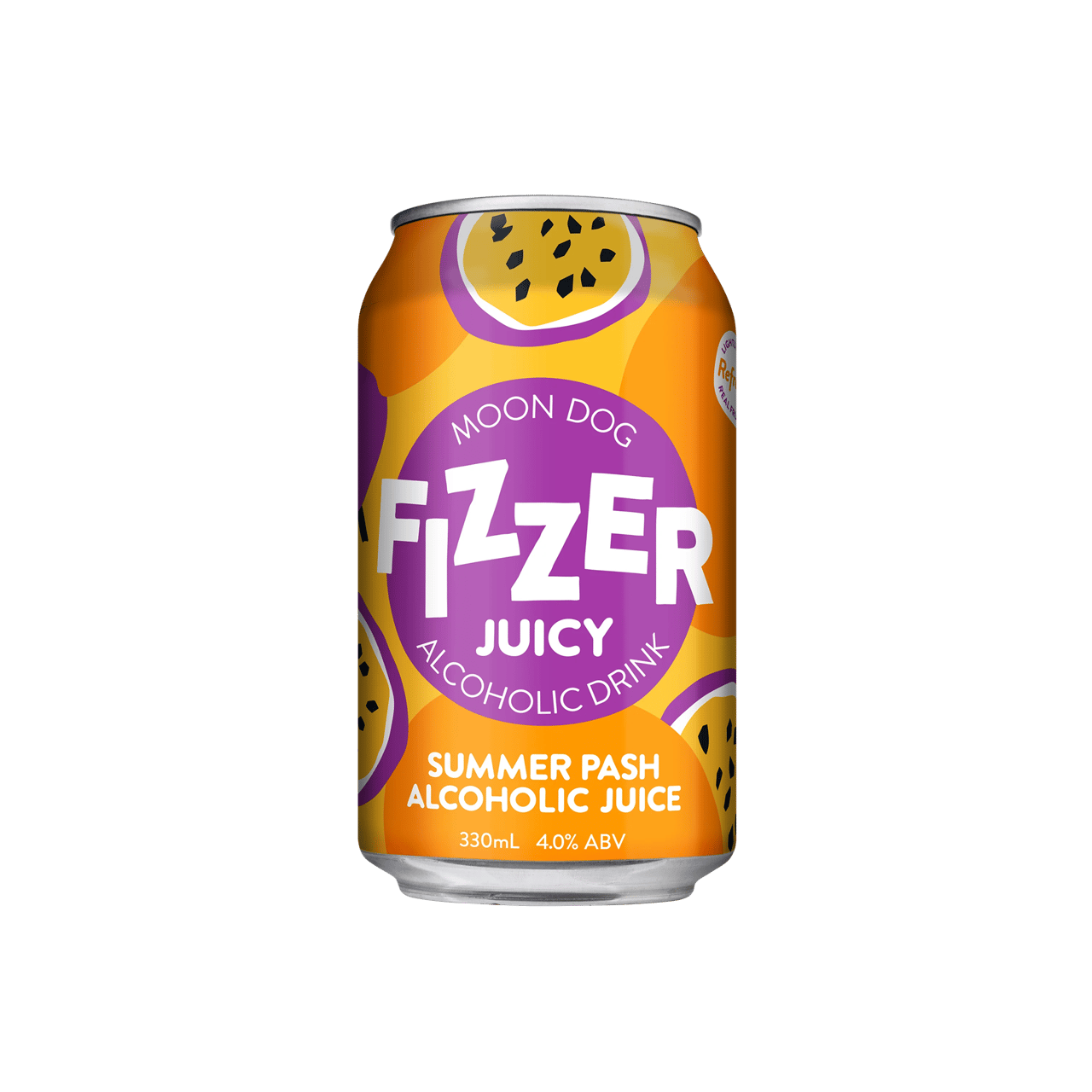 Moon Dog Fizzer Juicy Summer Pash Cans 330ml