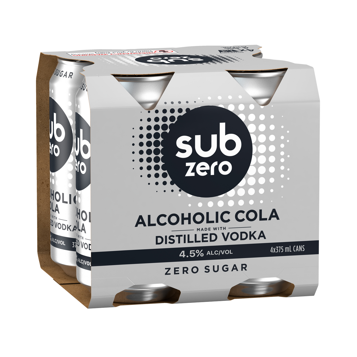 Sub Zero Vodka & Cola Cans 375ml