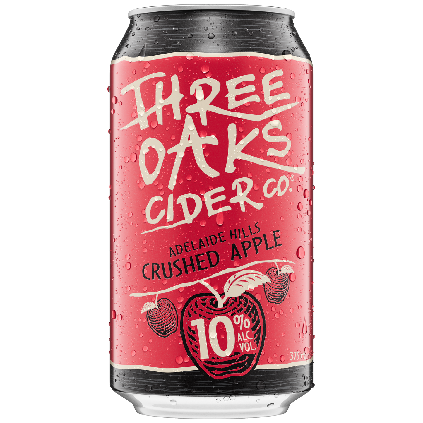 Three Oaks Crushed Apple Cider 10% 10 Pack 375ml