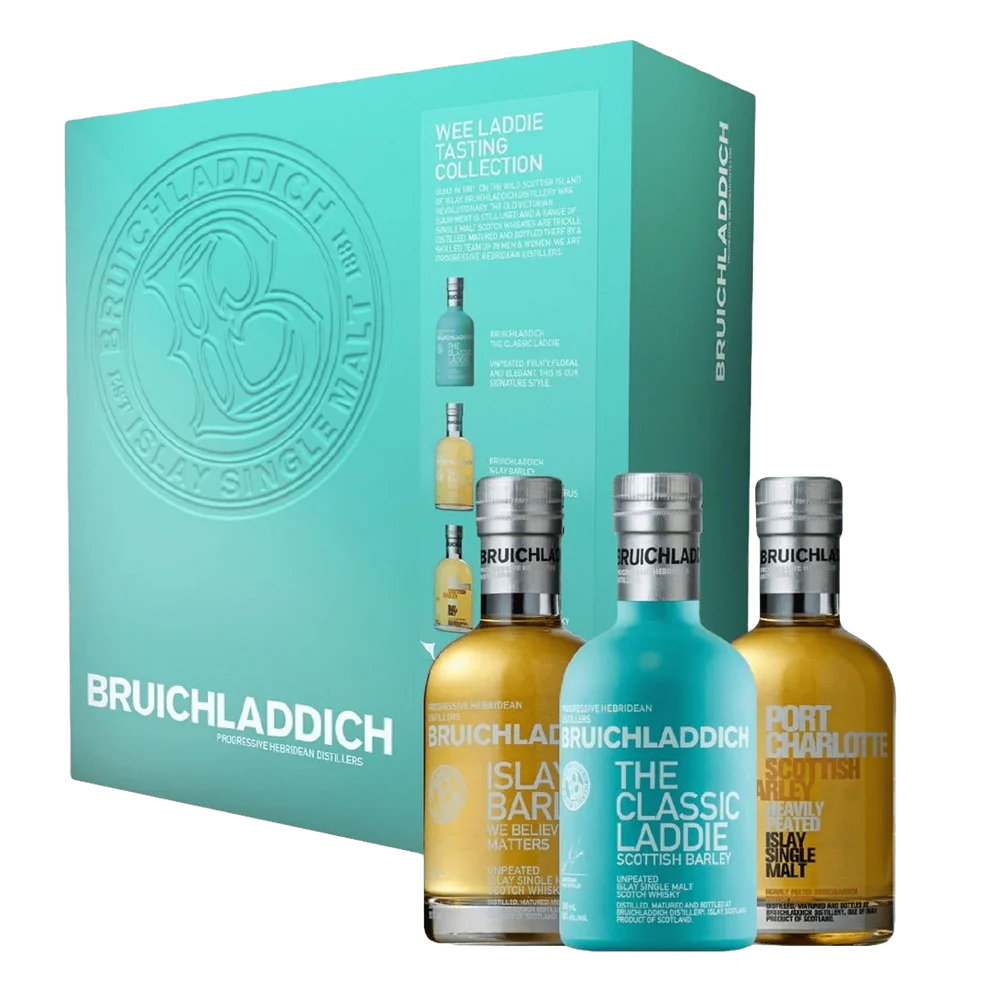 Bruichladdich Wee Laddie Tasting Collection Single Malt Scotch Whisky 3x 200ml