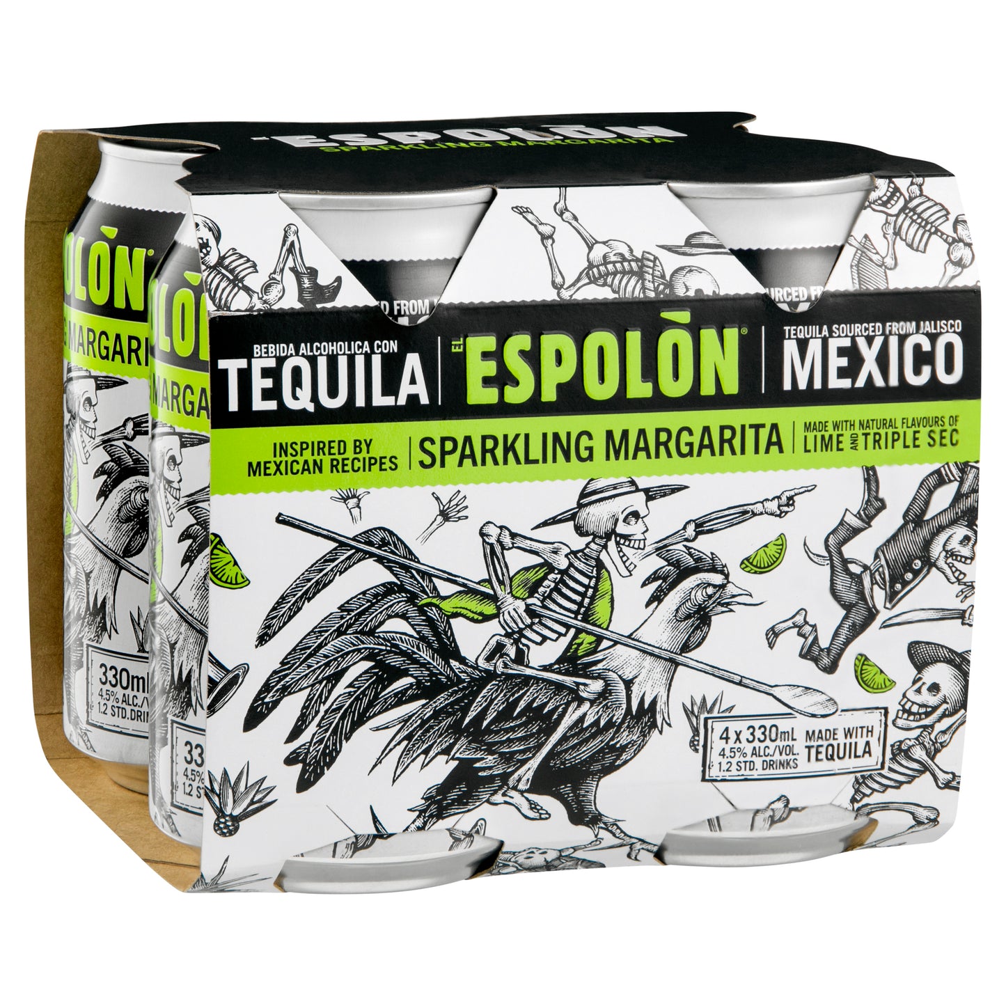 Espolon Sparkling Margarita Can 330ml