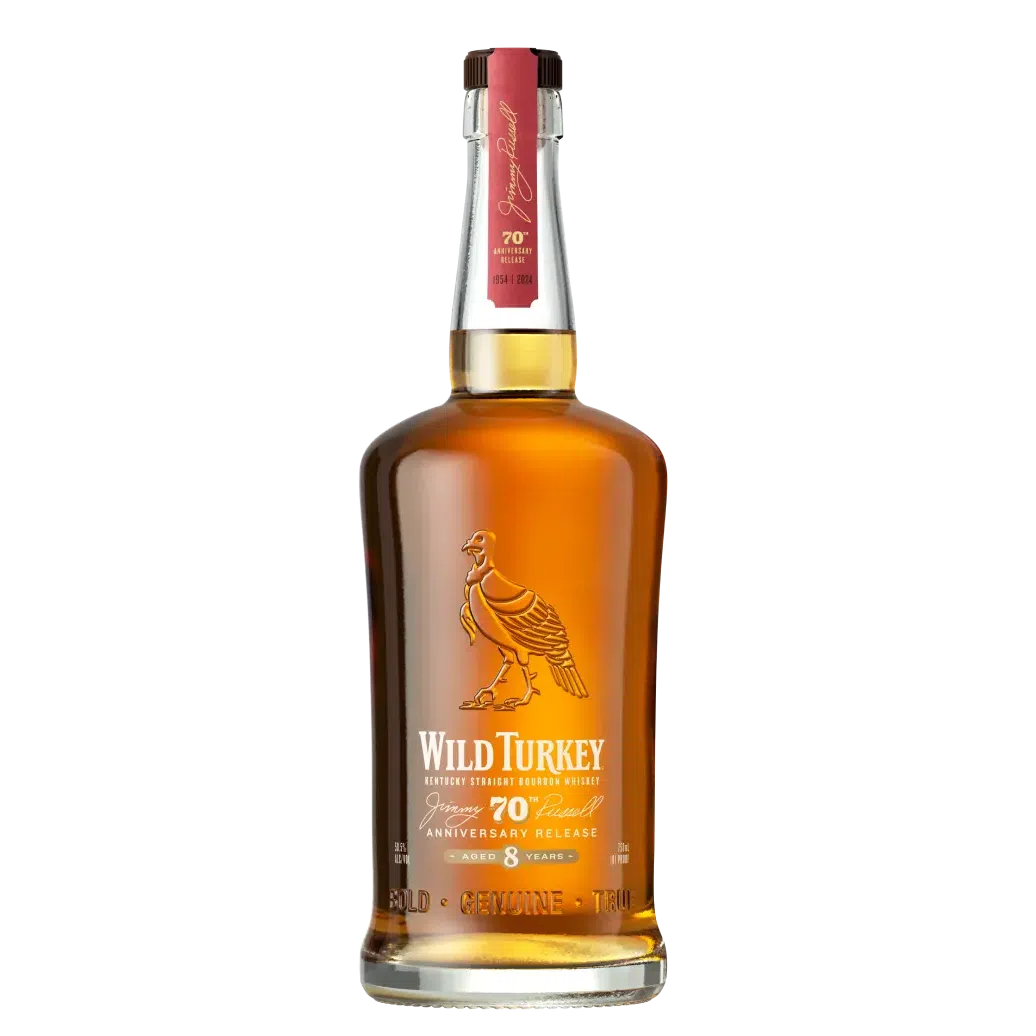 Wild Turkey Jimmy Russell’s 70th Anniversary 8 Year Old Kentucky Straight Bourbon Whiskey 750ml