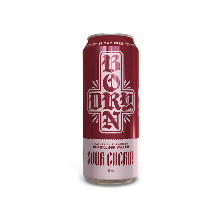 Born Dry Sour Cherry Sparkling Water 500ml