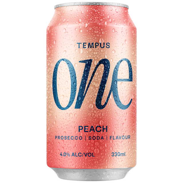 Tempus One Peach Prosecco Spritzer Cans 330ml