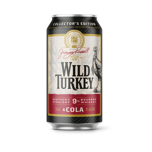 Wild Turkey Heritage Jimmy's 70th 9% 2024 Bourbon & Cola Can 375ml