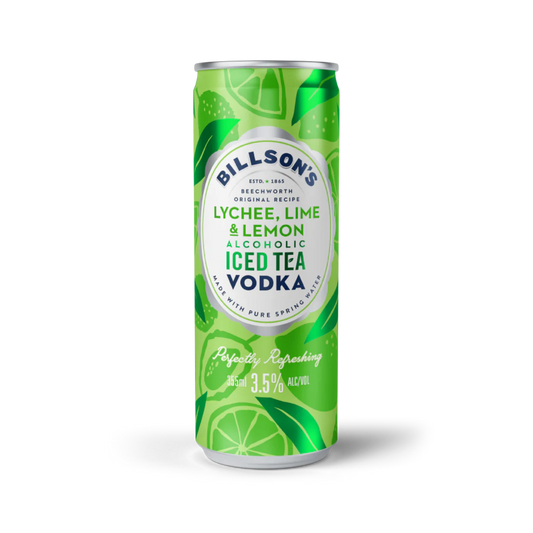 Billson's Vodka Iced Tea with Lychee, Lime & Lemon 355ml