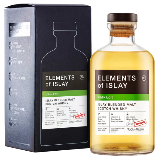 Elements of Islay Cask Edit Blended Malt Scotch Whisky 700ml