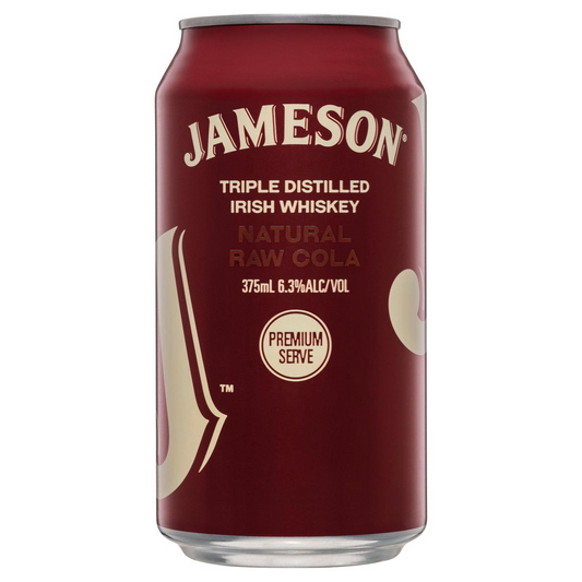 Jameson Irish Whiskey and Cola 6.3% Cans 375ml