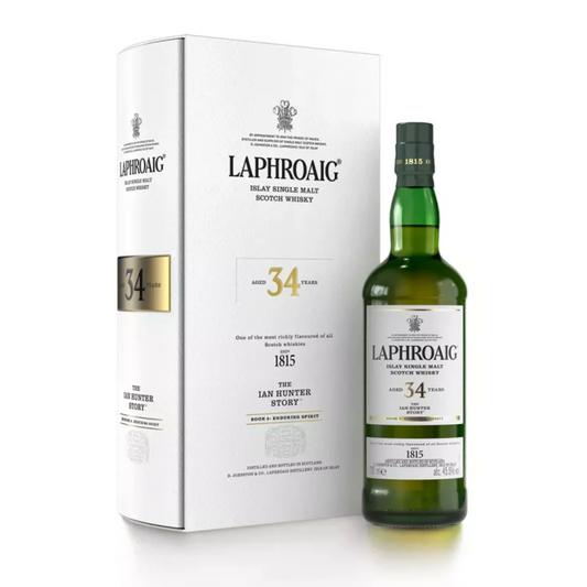 Laphroaig 34 Year Old The Ian Hunter Story Book 5 Single Malt Scotch Whisky 700ml