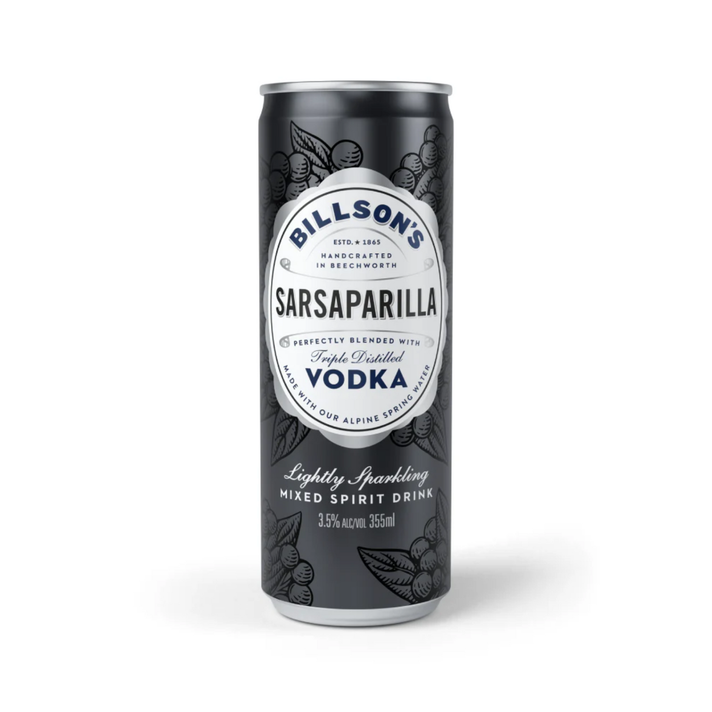 Billson's Vodka Sarsaparilla 355ml