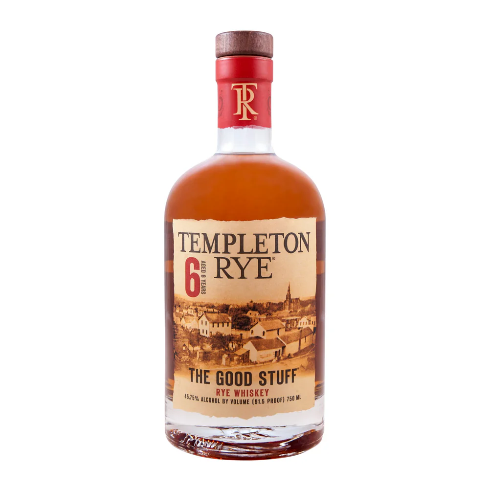 Templeton 6 Year Old Straight Rye Whiskey 700ml