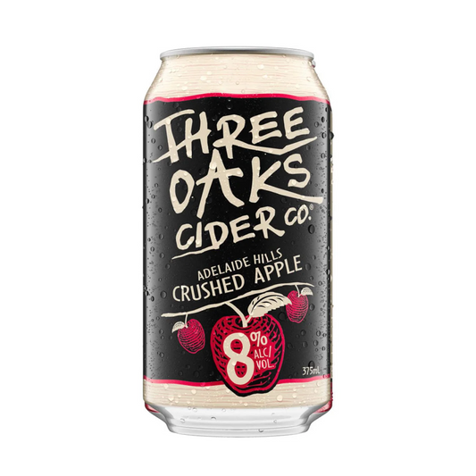 Three Oaks Crushed Apple Cider 8% 10 Pack 375ml