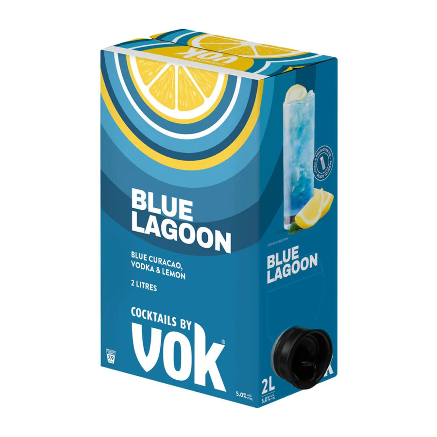 Vok Cocktails Blue Lagoon 2L