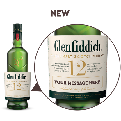 Glenfiddich 12 Year Old Single Malt Scotch Whisky 700ml