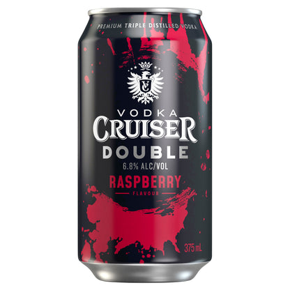 Vodka Cruiser Double Raspberry 6.8% Cans 375ml