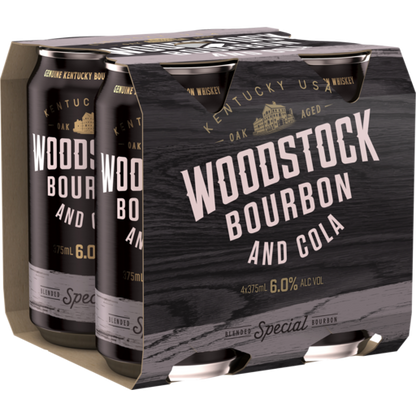 Woodstock Bourbon & Cola 6% 375ml