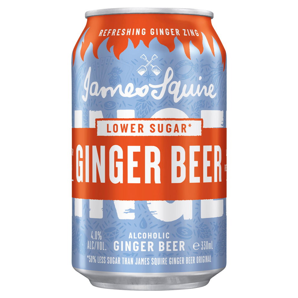 James Squire Ginger Beer Low Sugar Can 330ml – Boozeit.com.au